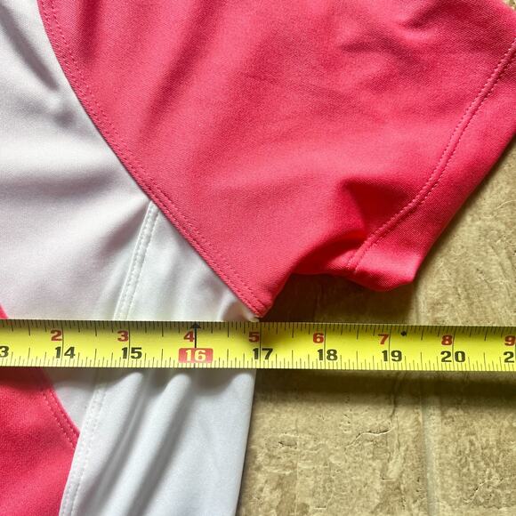 Pearl Izumi Womens Cycling Jersey L Pink Back Pockets Performance Sporty Retro - Picture 9 of 10